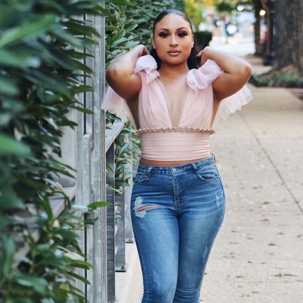 Tulle corset top
